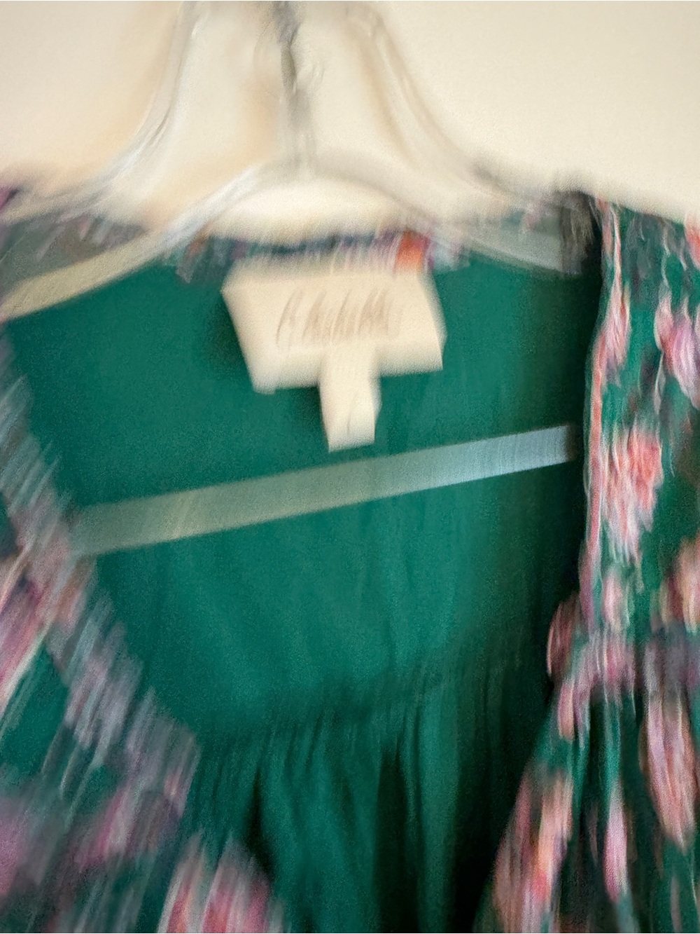 Cleobella Green Floral Midi Dress - Picture 3 of 3